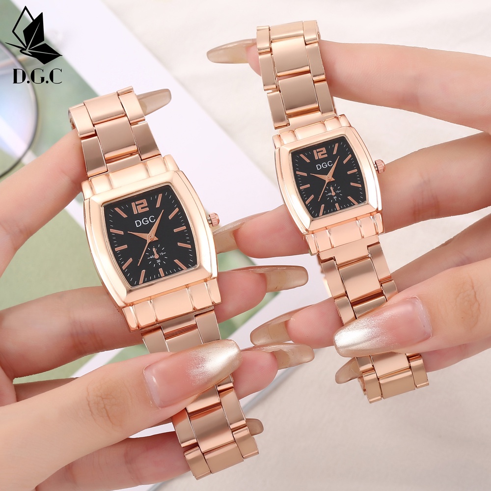 ✅COD Jam Tangan Wanita Stainless Steel Dial Analog Quartz Fashion Import C93