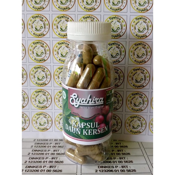 

Kapsul Daun Kersen/Cery Isi 100 kemasan botol