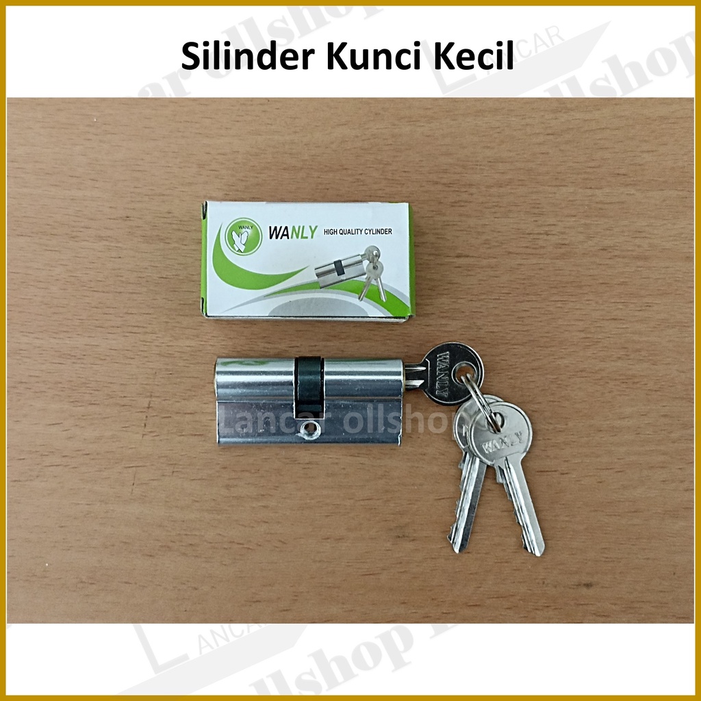 Silinder Kunci Pintu Kecil Aluminium / Kunci Pintu Silinder / Kunci Aluminium Silinder