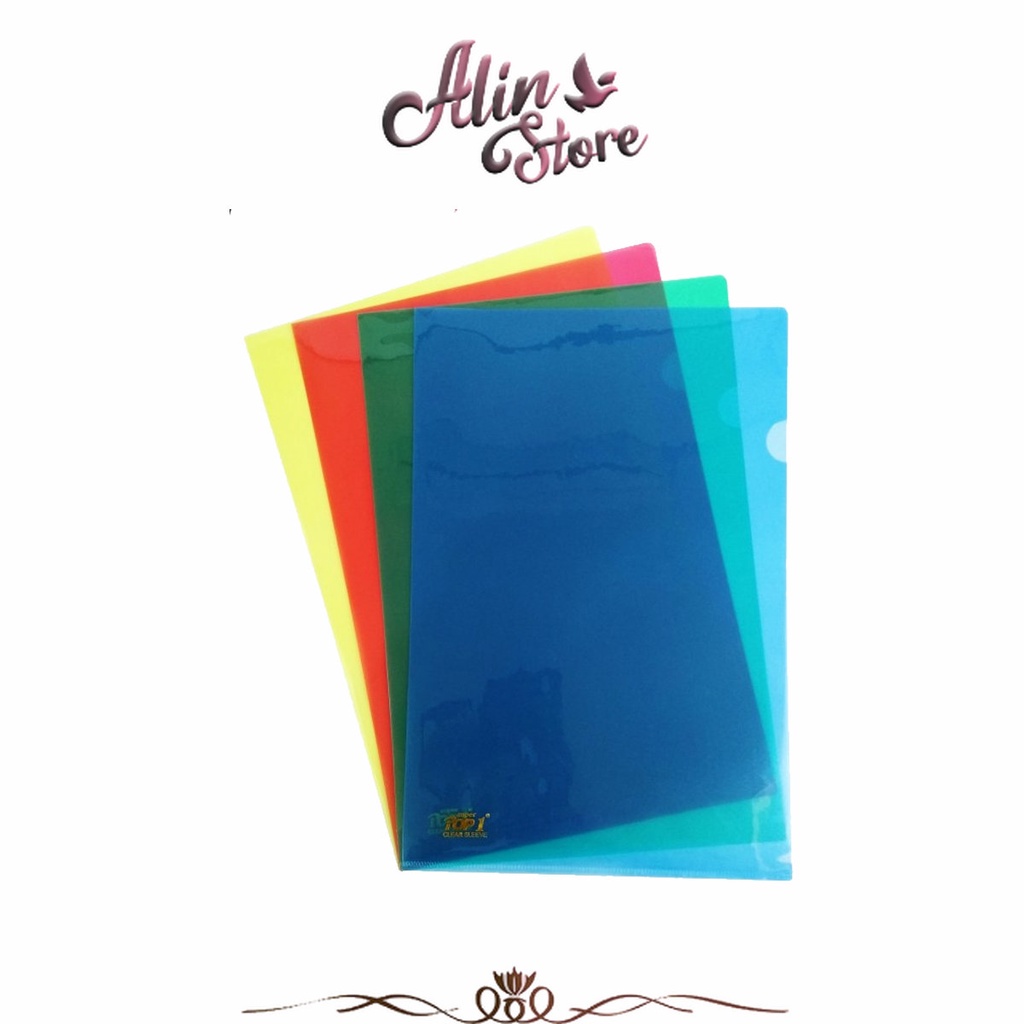 

Map L/ Bag File Transparan Folio/ F4 Pop1