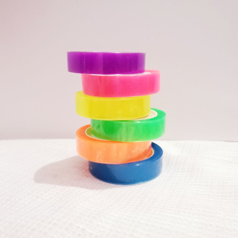 

RANDOM 1 pcs selotip bening warna