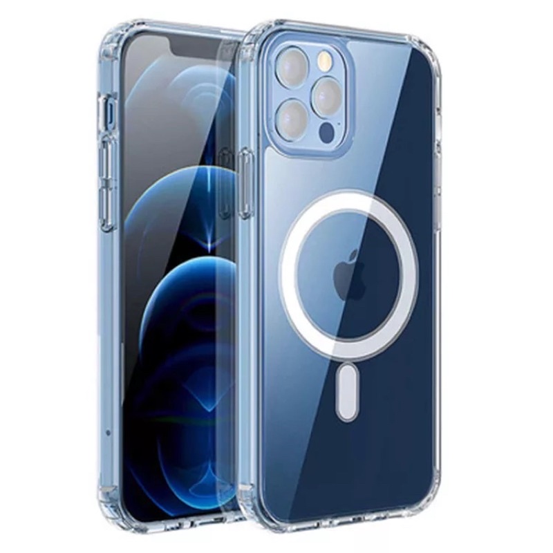 Magsafe Case Magnet Acrylic TPU Clear iPhone X XS XR 11 12 13 14 Plus Pro Max Wireless Charging