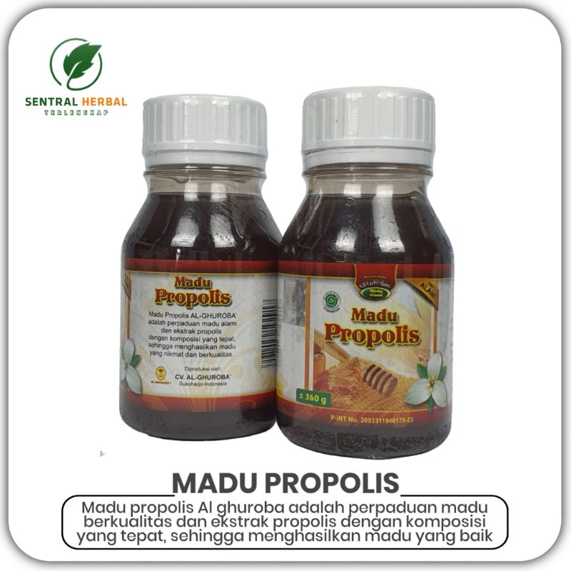 

Madu Propolis Al Ghuroba Berat Isi 150 & 360 Gram