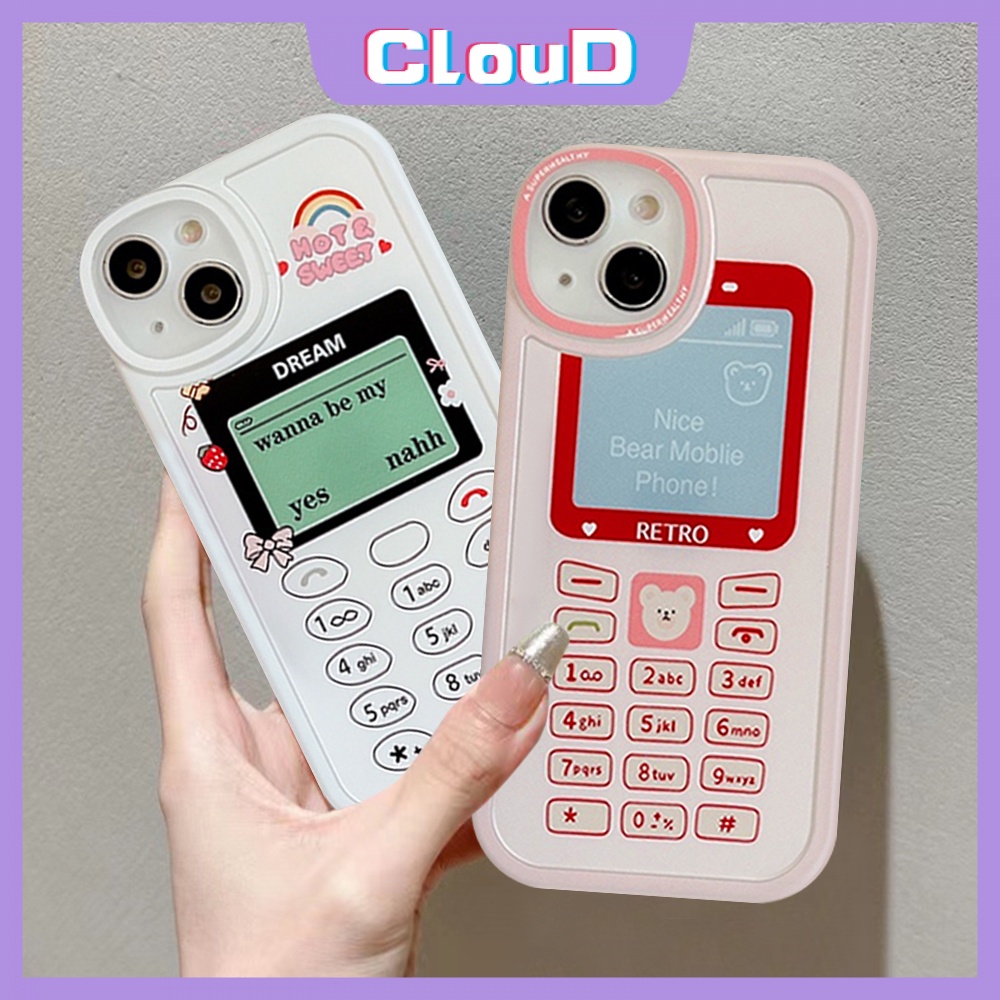 NOKIA Soft Case TPU Motif Kartun Beruang Untuk Realme C31 C35 C25Y C15 C21Y C12 C25 C25s Realme 5 8i 6i 5i 9i 7i 6 5s 8 8pro 6s 7 C11 C20 C21A