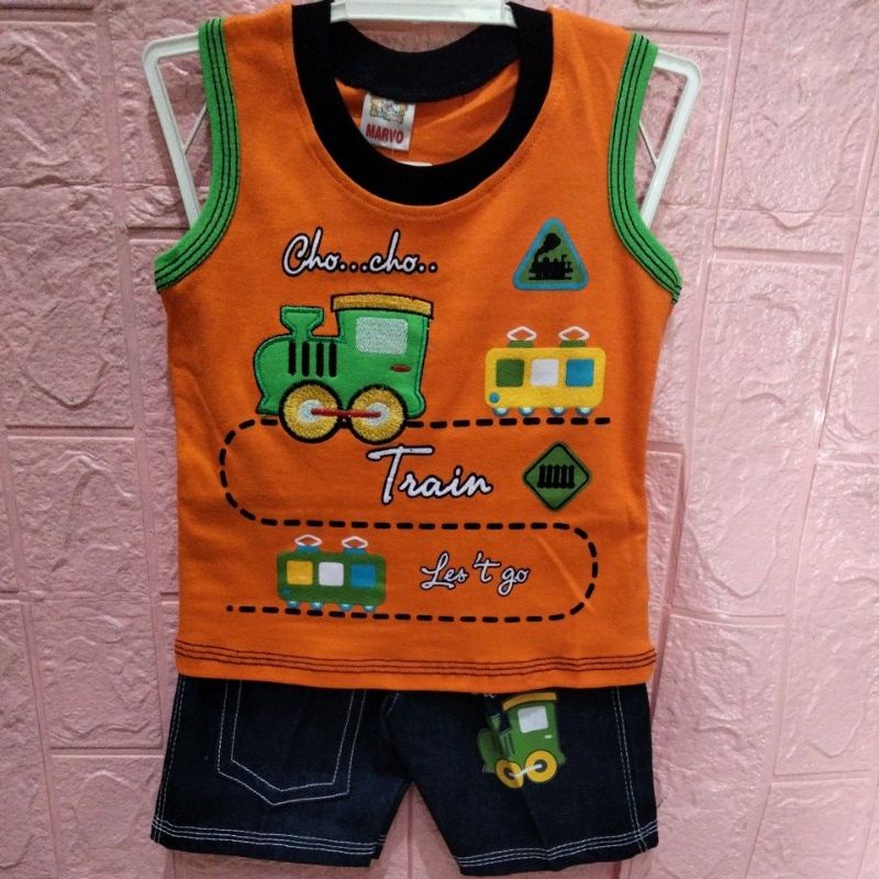 setelan baju anak laki import