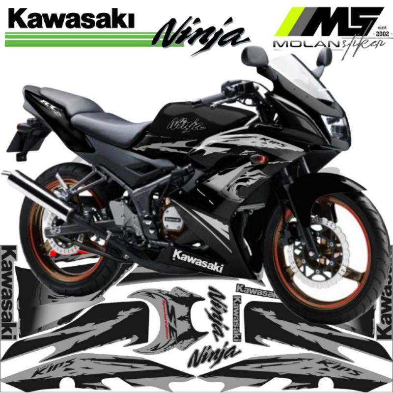 Decal Sticker Striping Variasi NINJA RR 150 New 2Tak 2012-2013-2014-2015-2016 Motif NINJA RR SE 2012