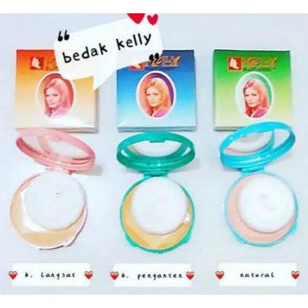 * NCC * Kelly Beauty Powder Bedak Padat Compact Wajah