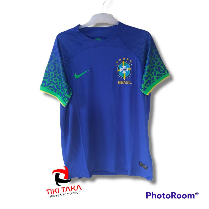 JERSEY GRADE ORI BRAZIL AWAY PIALA DUNIA 2022