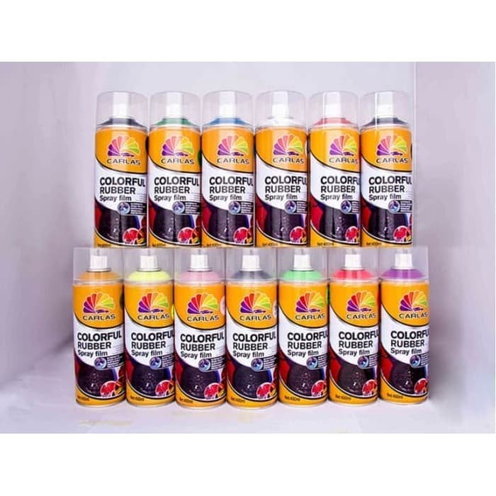 Cat Semprot Carlas Rubber Paint - Cat Pilok Karet Carlas - Cat Pilok Carlas