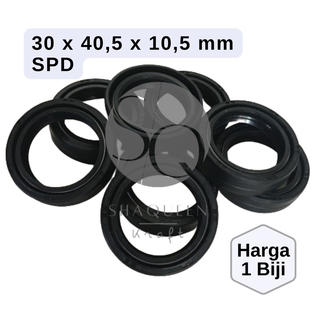 Oil Seal Shock Depan NMAX Old New 155 Yamaha Aerox RX-King RXK RXS Athlete Thunder 125 30 40.5 10,5 