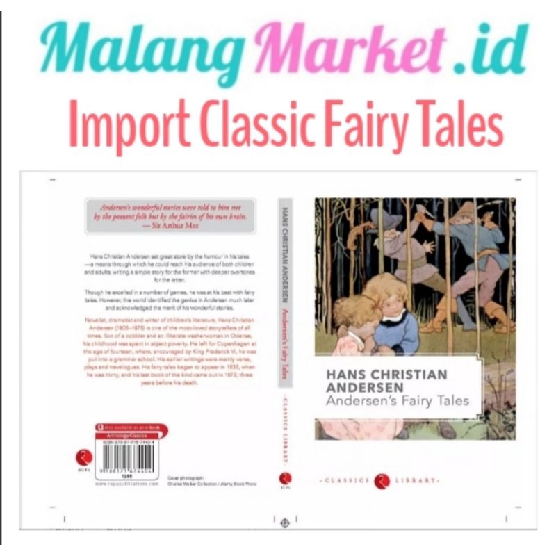 Andersen's Fairy TalesOriginal Andersen's Fairy Tales Book / Malangmarket.id