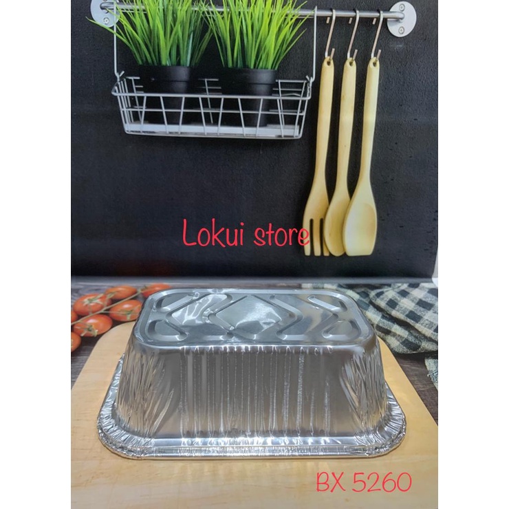 ALUMINIUM TRAY BX-5260 OX-5260 - WADAH ALUMINIUM FOIL TRAY BX5260