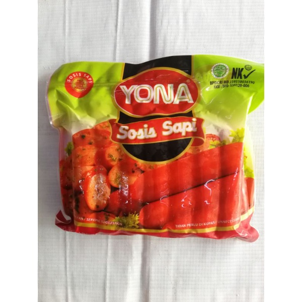 

Yona sosis sapi merah 450g