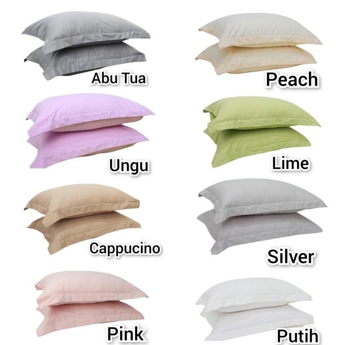 sarung bantal katun jepang polos