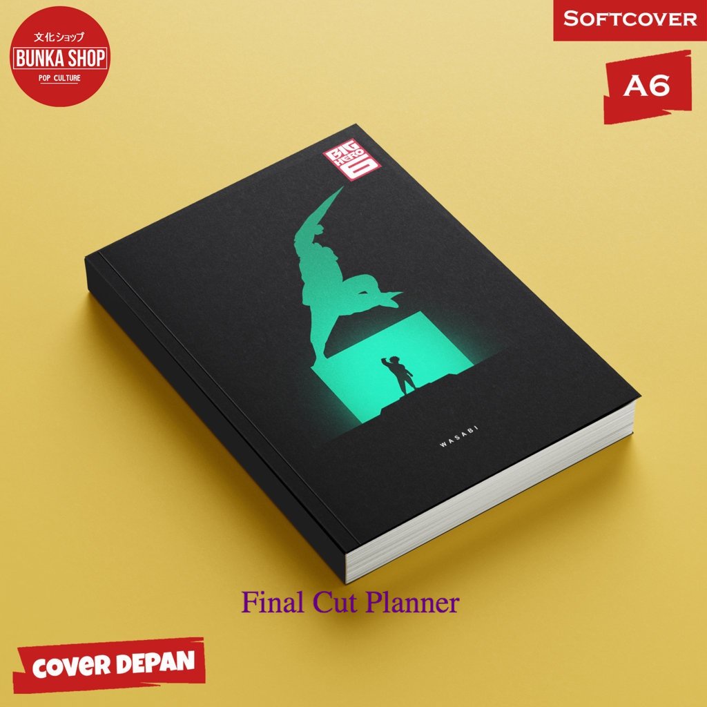 

Pocket Note Anime Big Hero 6 Wasabi Softcover A6 Buku Tulis catatan Notes Agenda planner Jurnal .