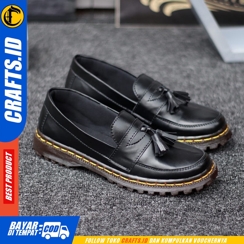 CRAFTS hayley - Sepatu Loafer Docmart Low Boots Wanita