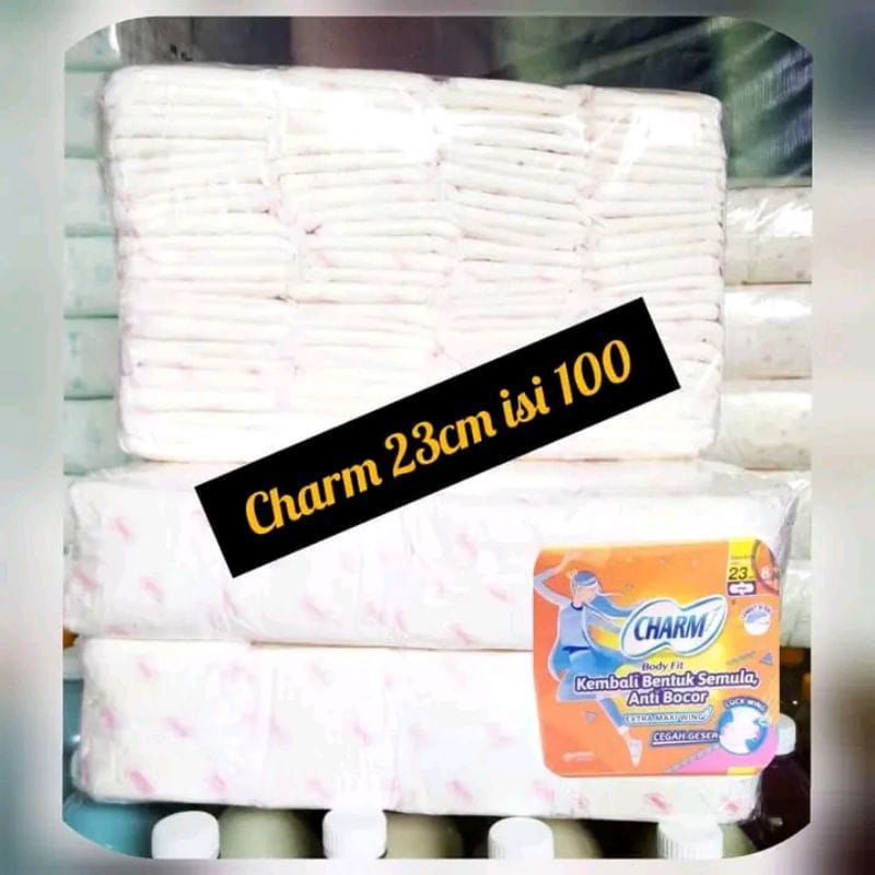Charm pembalut bodyfit isi50 pcs