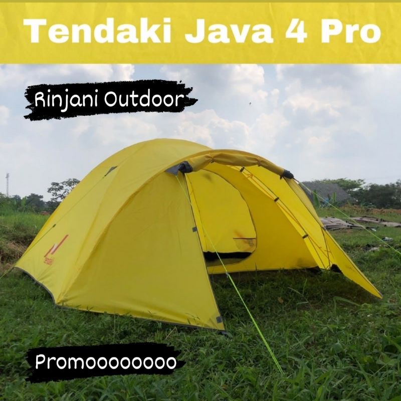 Tenda camping kapesitas 4+5 orang tenda tedaki Java 4 pro