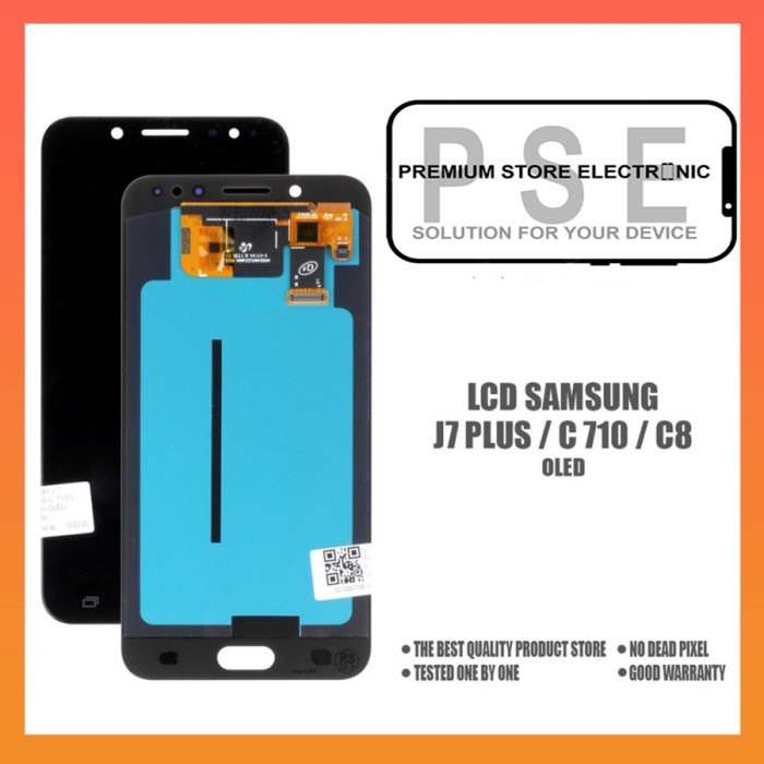 LCD Samsung J7 Plus / C710 Universal Fullset Touchscreen Garansi