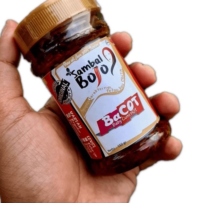 

SALE!!Sambal BAby Cumi hOT Reguler (Sambal Bojo BACOT) 150gr x 2 - TWINPACK|RA5