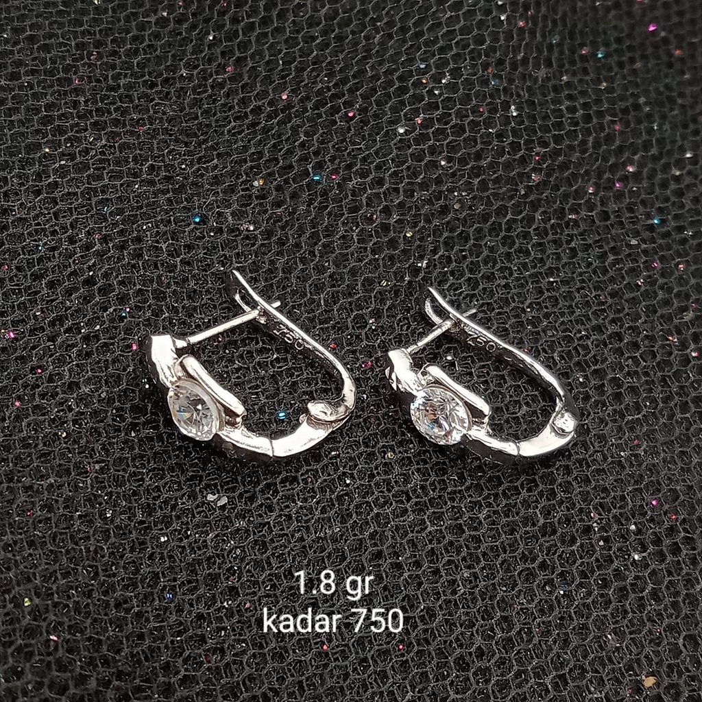 Anting emas 17k - 1.8 gr kadar 750 - 3783