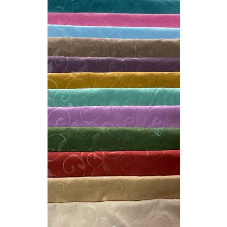 Kain Meteran Sprei Polimicro Emboss / Kain Emboss / Bahan Kain Sprei /Sprei Emboss