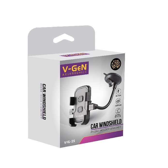 VGEN V-GeN VHL-25 Car Phone Holder HP Mobil Sunction Kaca Mobil