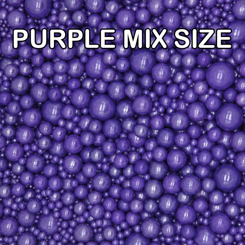 

sprinkle purple mix size ungu 15gr