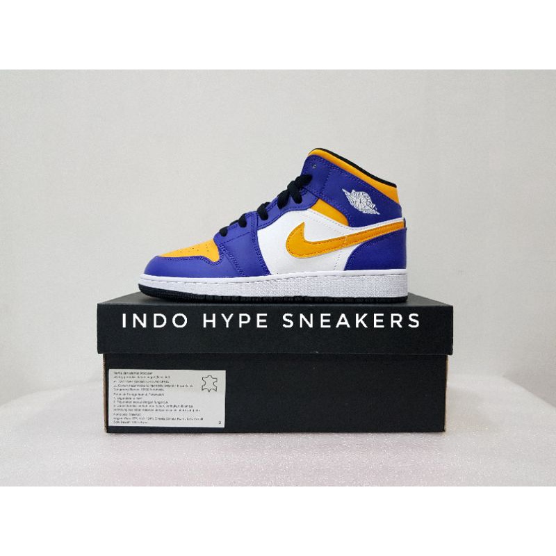 Air Jordan 1 Mid LAKERS (GS)