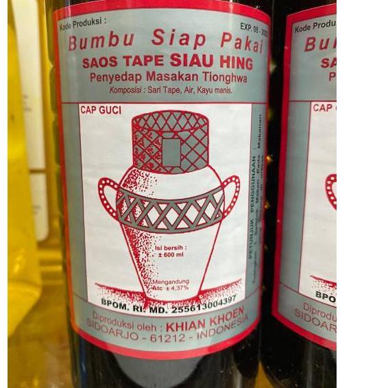 

✨COD✨ Saos Tape Siau Hing Cap Guci 