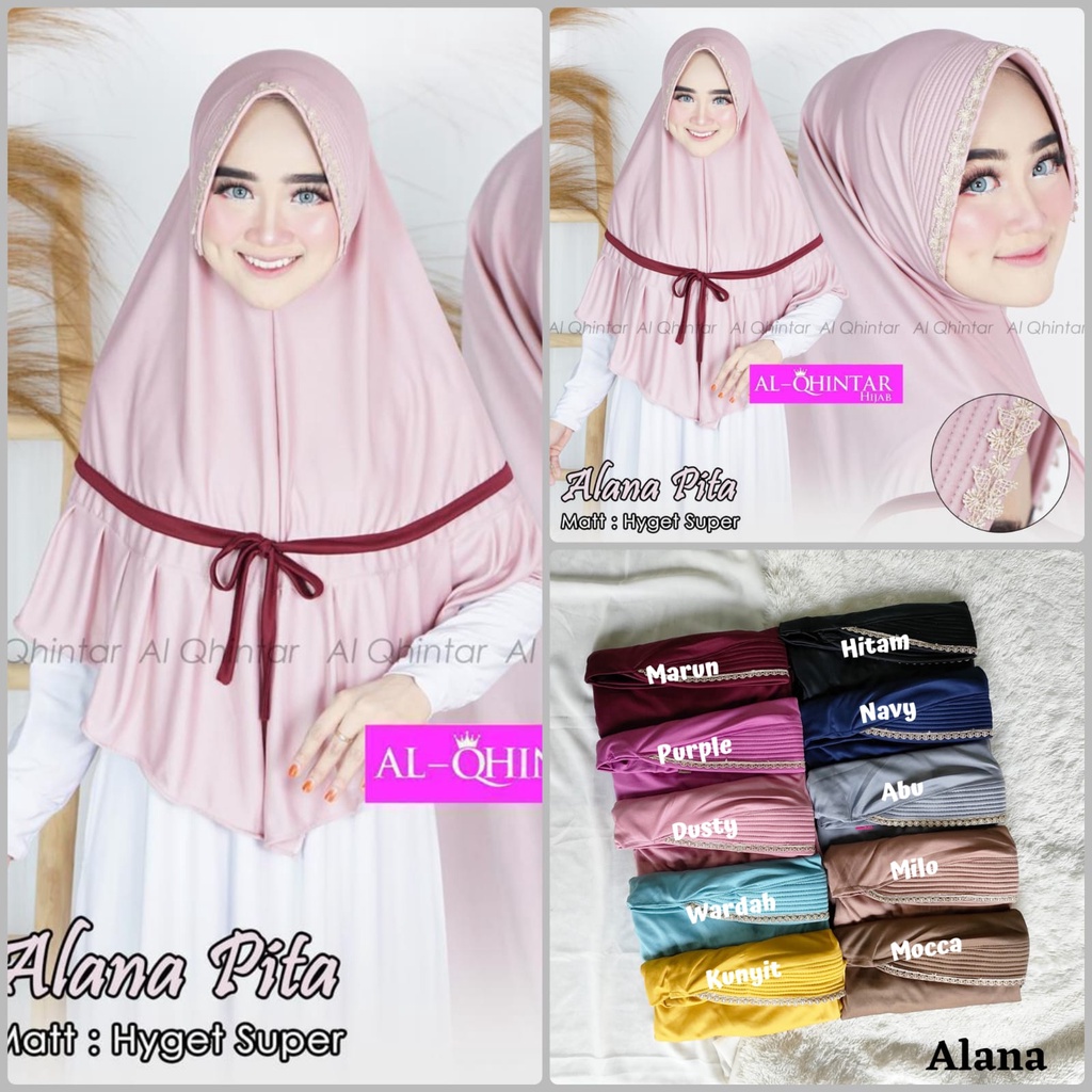 Jilbab Jersey Al Qhintar Alana Pita Series