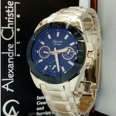 Jam Wanita AC 6224 sport gold black jam cewek premium