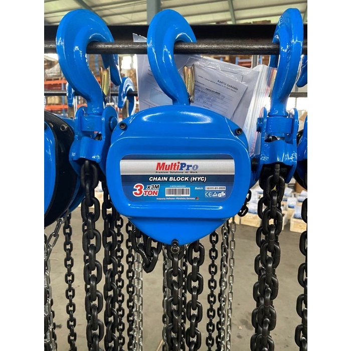 Chain Block Multipro Chain Block Takel Chain Hoist 3 Ton X 3 Meter