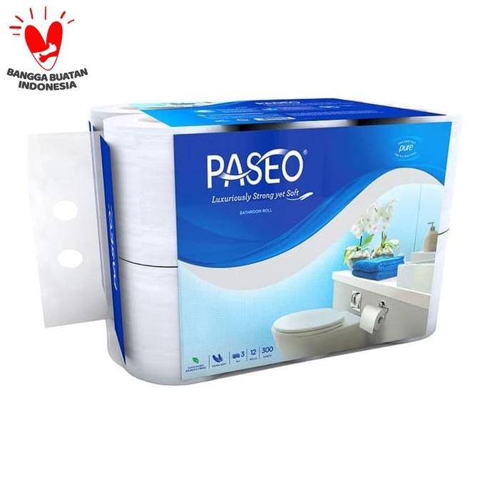 Tissue Paseo Elegant Toilet Roll / Tissue WC 12 Roll