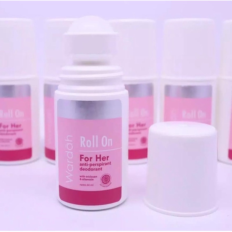 WARDAH ROLL ON FOR HER PINK 60ML