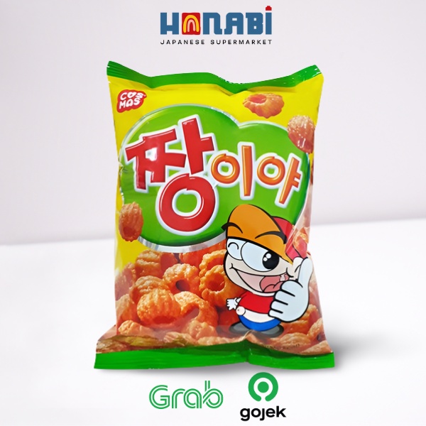 

Cosmos Zzang Snack 105g - Snack jagung Rasa Selai Kacang Made In Korea