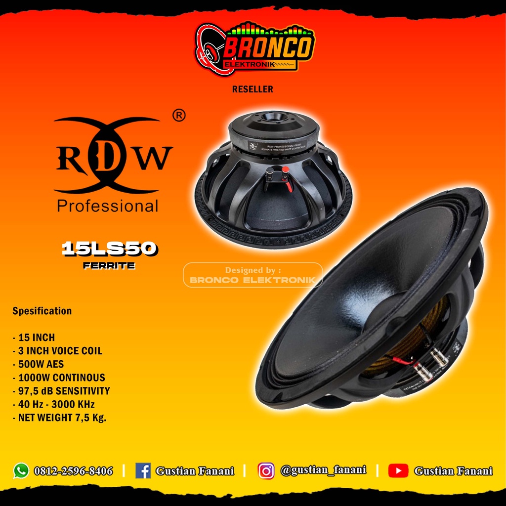 SPEAKER RDW 15LS50