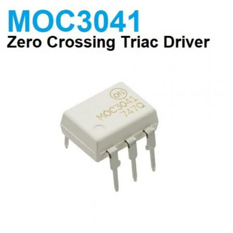 Jual MOC 3041 MOC3041 triac zero crossing optocoupler Shopee Indonesia