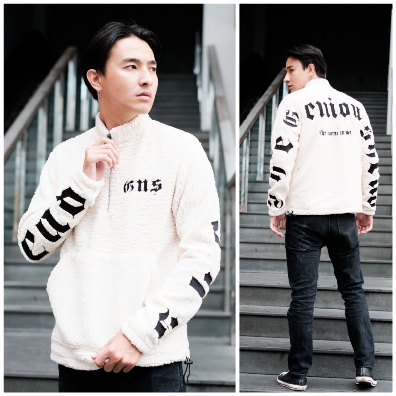 JAVKET SHERPA ORIGINAL GENIUS / JAKET PRIA SHERPA  TERBARU /  SHERPA / JAKET PRIA