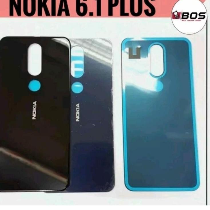 Pasti Favorit BACKDOOR BACK CASING NOKIA 6.1 PLUS X6 TA116 ORIGINAL