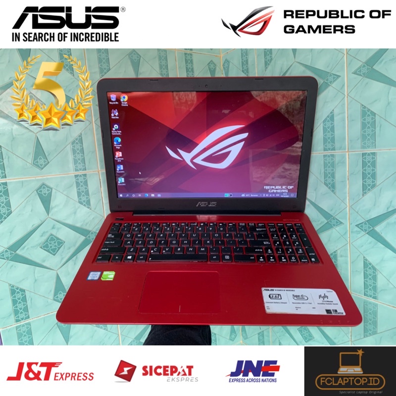 Laptop Gaming Asus X556U Intel Core i5 Gen.6 NVIDIA 940MX