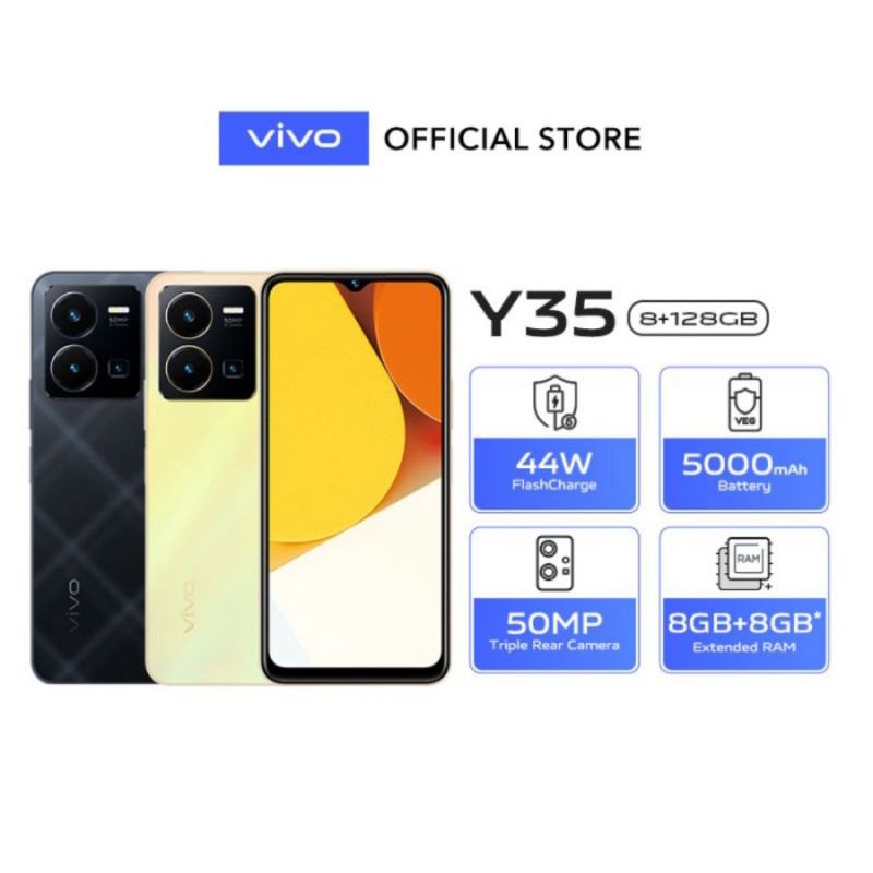 VIVO V23E RAM 8/128 GB | VIVO V23e | VIVO V23 e 4G RAM 12/128 | Y35 8/128 | Y21s 4/128 GB GARANSI RESMI VIVO