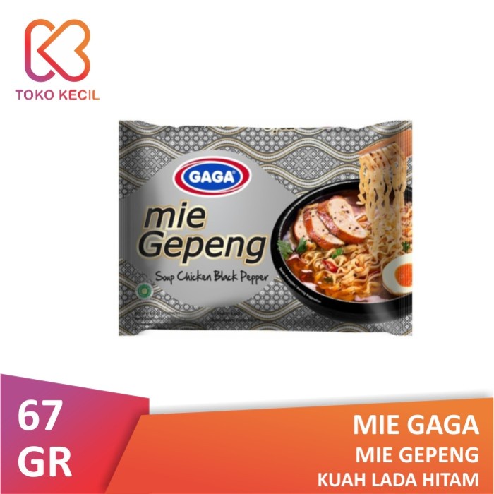 

PROMO Mie Gaga Gepeng Kuah Lada Hitam 67gr