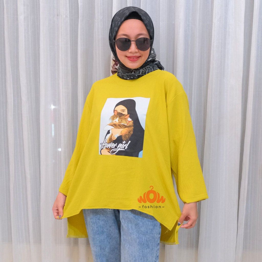 SABLON  KANYA BLOUSE VIRAL TERBARU - BLOUSE ANIME