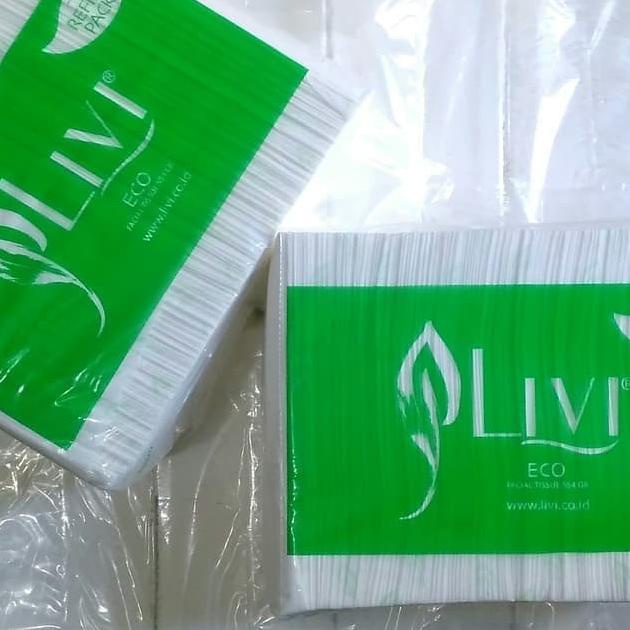 Harga Terbaik--Tissue Livi Eco 600 - Tissue Facial - Tissue Lembaran - Livi 600