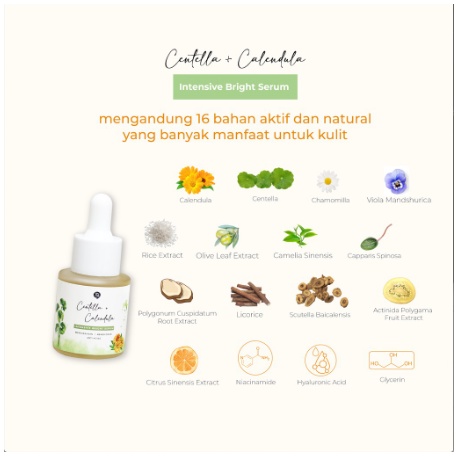 Bio Talk BPOM Centella + Calendula Intensive Bright Serum