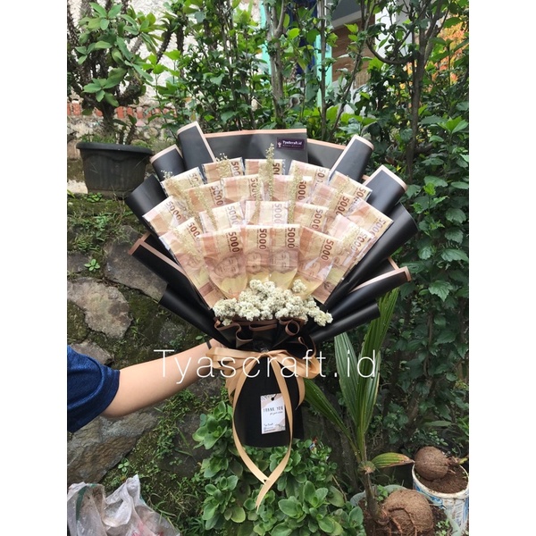 Kerangka Buket Uang/Bouquet/Bucket Uang 20slot (Free Custom Warna)