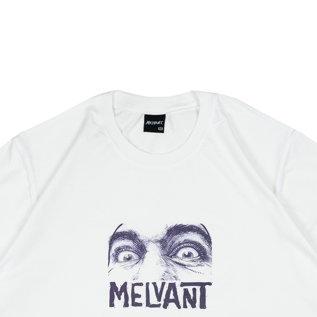 MTS TRUCA WHITE - MELVANT TSHIRT - PROMO KHUSUS SHOPEE