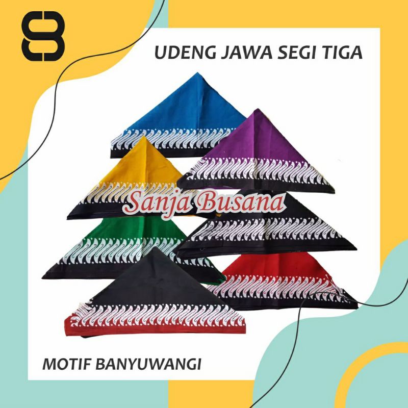 Iket kepala batik segitiga udeng kepala batik // iket kepala jaranan // iket kepala Jawa slayer segi