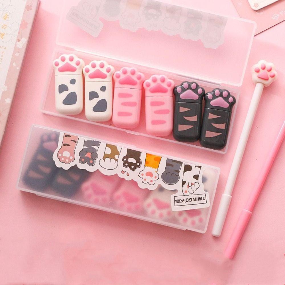 Preva Correction Tape Mini Creative Adhesive Tape Alat Tulis Kreatif Hadiah Promosi Cakar Kucing